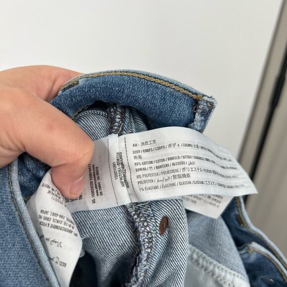 Abercrombie & Fitch The Super Skinny Ankle Jeans High Rise LONG - Picture 7 of 8